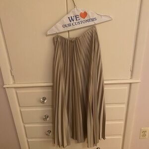 House of Harlow 1960 Gold Pleated Skirt